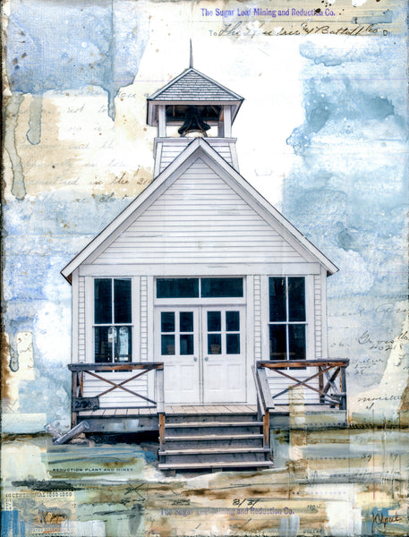 Mining Church, 9" x 12"
