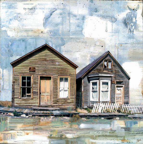 Mining Days V, 18" x 18"