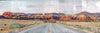 On to Ghost Ranch, 12" x 36"