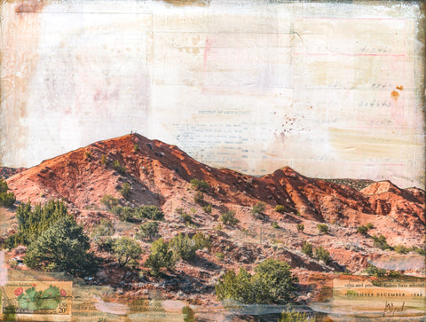 On to Taos, 9" x 12" (Framed)