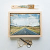 Open Road II, 5" x 7" (framed)