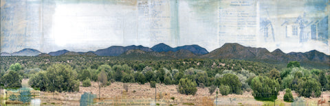 Other Side of the Sandias II, 6" x 18"