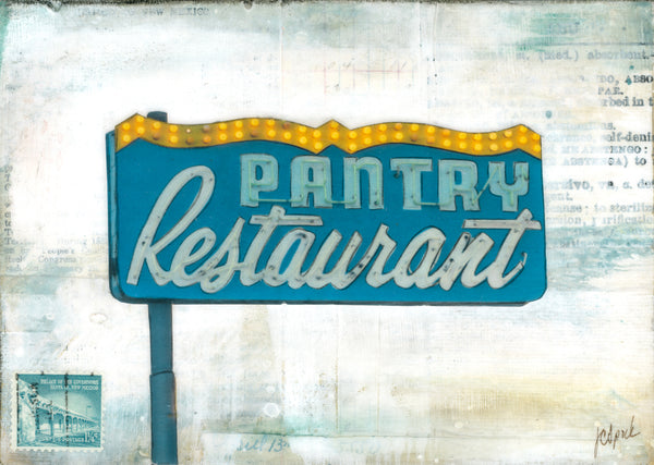Pantry Restaurant, 5" x 7" (Framed)