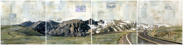 Panoramic Views, 24" x 96" (quadriptych)