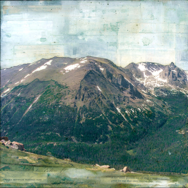 Few Small Glaciers,12" x 12"