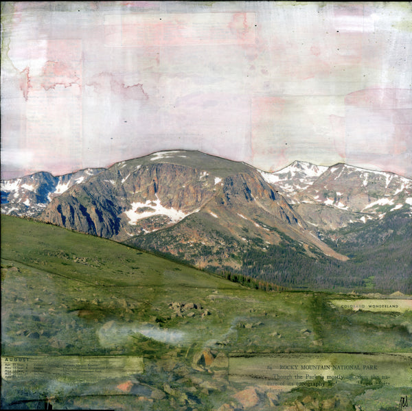 Park Topography,12" x 12"