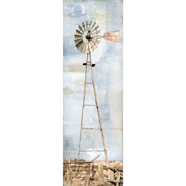 Ranch Windmill, 24" x 8"