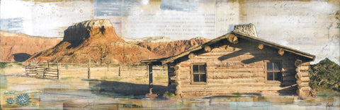 Remnants of Ghost Ranch Past, 6" x 18"