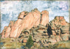 Rocks of Vedauwoo, 5" x 7" (Framed)