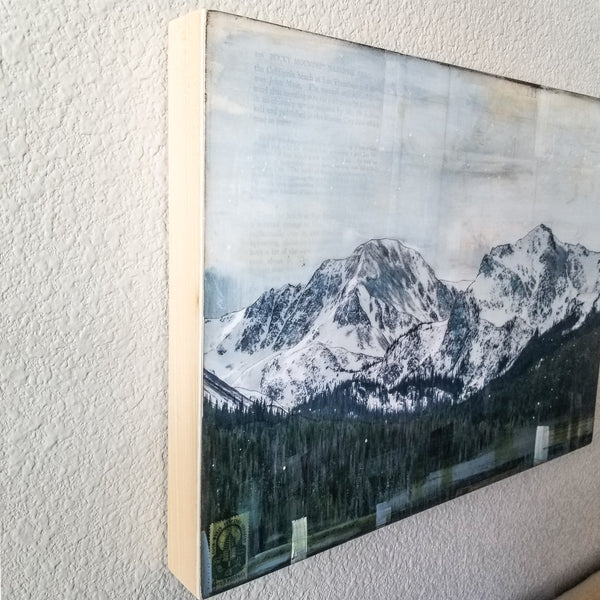 Snowy Peaks,12" x 16"