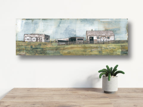 Stagecoach Stop, 6" x 18"