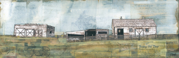 Stagecoach Stop, 6" x 18"