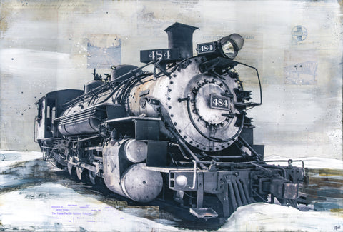 Steam 484, 24" x 36"