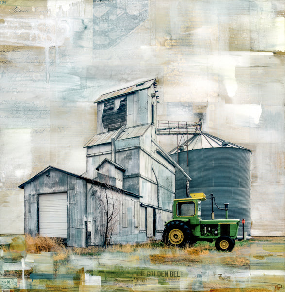 Tractor & Grain Parking, 24" x 24"