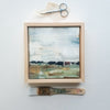 Wary Bovine, 6" x 6" (Framed)