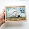 Weathered Barn, 5" x 7" (Framed)
