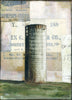 Silo II, 5" x 7" (Framed)