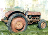 Vintage Tractor, 5" x 7" (Framed)