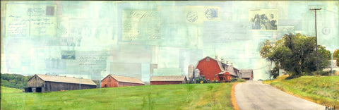 On the Farm, 12" x 36" - J.C. Spock