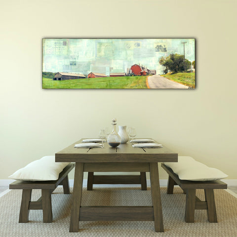 On the Farm, 12" x 36" - J.C. Spock