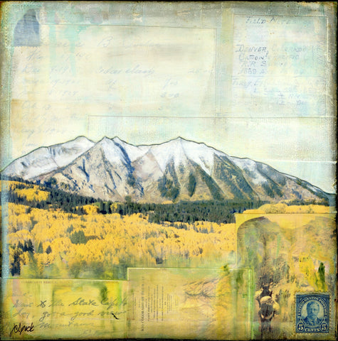 Autumn with the Aspens, 8" x 8" - J.C. Spock
