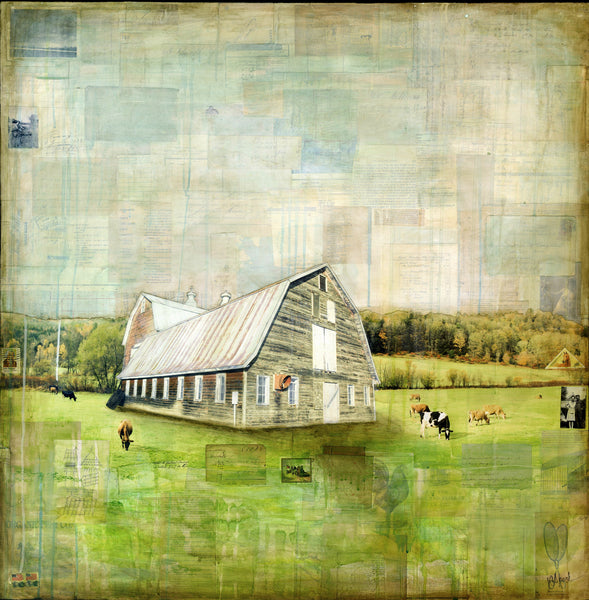 Barn III. 36" x 36" - J.C. Spock