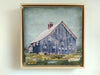 Barn in Solitude, 8" x 8" - J.C. Spock