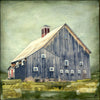 Barn in Solitude, 8" x 8" - J.C. Spock