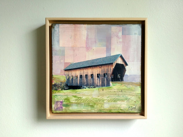 Covered Bridge, 8" x 8" - J.C. Spock