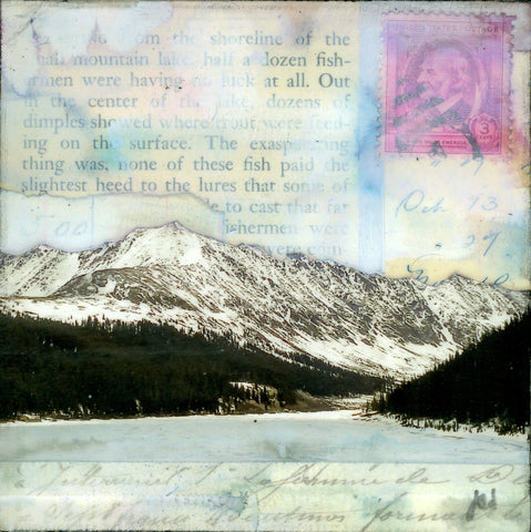 Down Loveland Pass, 4"x4" - J.C. Spock