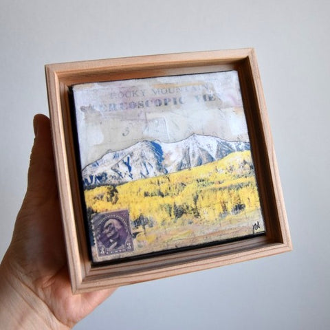 Elk Mountains III, 4"x4" - J.C. Spock