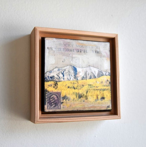 Elk Mountains III, 4"x4" - J.C. Spock