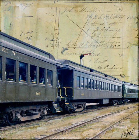 Essex Train, 8" x 8" - J.C. Spock