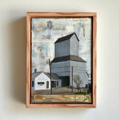 Farmers Union Elevator, 5" x 7" - J.C. Spock