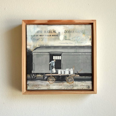 Loading Milk, 6" x 6" - J.C. Spock