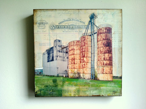 Farm Bureau Feeds, 12" x 12" - J.C. Spock