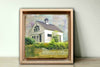 Garden Barn II, 4" x 4" - J.C. Spock