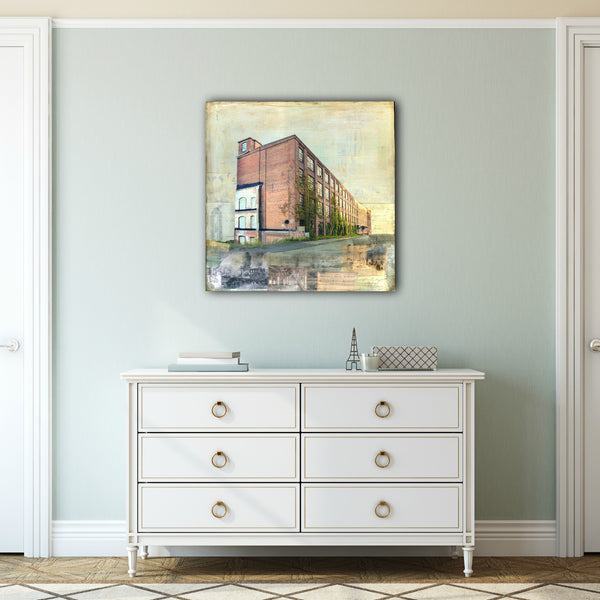 Isolated Mill, 20" x 20" - J.C. Spock
