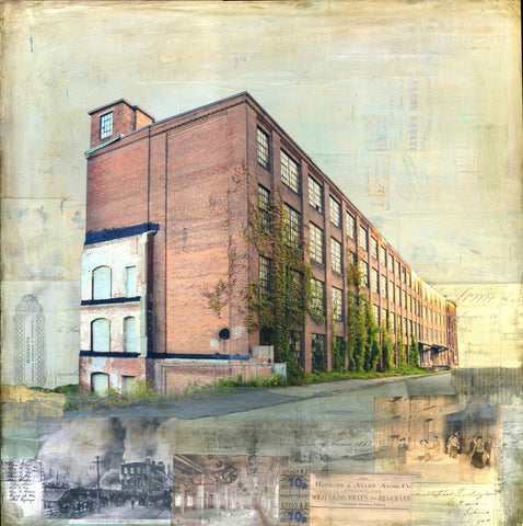 Isolated Mill, 20" x 20" - J.C. Spock