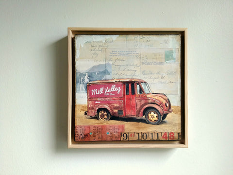 Milk Truck, 8" x 8" - J.C. Spock