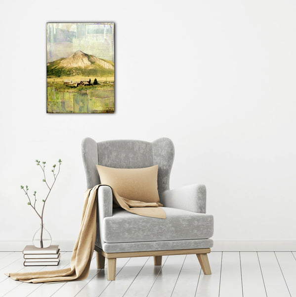 Alpine Farm, 12" x 16" - J.C. Spock
