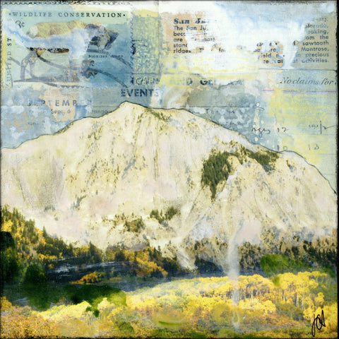 Mountain Memories, 5" x 5" - J.C. Spock