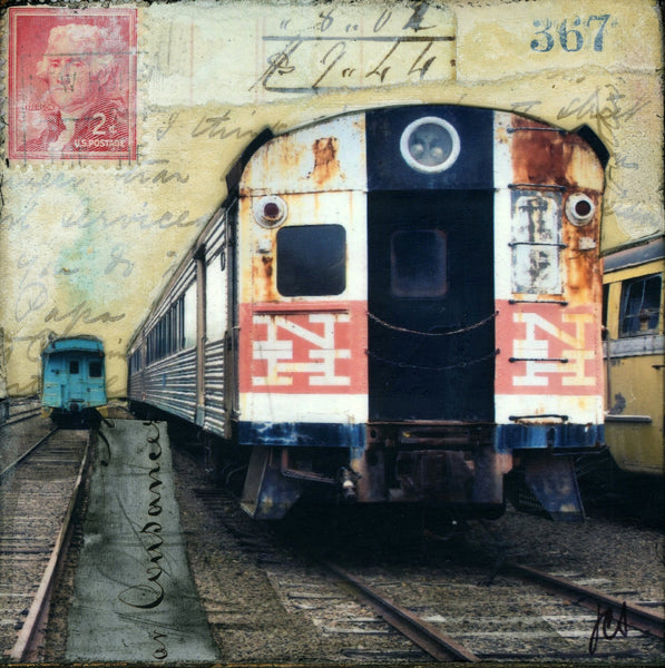 NH Train, 4" x 4" - J.C. Spock