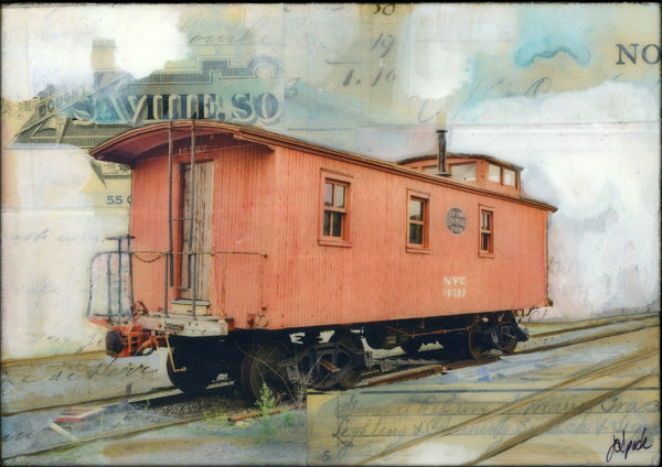 NYC Caboose II, 5" x 7" - J.C. Spock