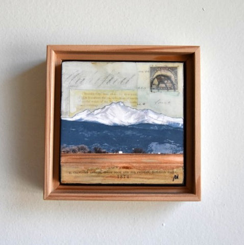 On the Front Range II, 4"x4" - J.C. Spock