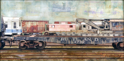 Rail Yards, 12" x 24" - J.C. Spock
