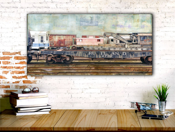 Rail Yards, 12" x 24" - J.C. Spock