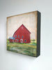 Red Barn II, 8" x 8" - J.C. Spock