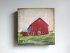 Red Barn II, 8" x 8" - J.C. Spock