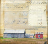 Red Shed, 4" x 4" - J.C. Spock